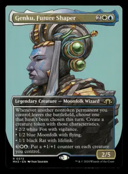 Genku, Future Shaper (Borderless) #373 MTG Modern Horizons 3 NM X1 - Image 1