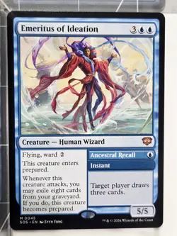 MTG Secrets of Strixhaven M Emeritus of Ideation #0045 - Image 1