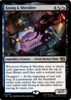 Krang & Shredder R Teenage Mutant Ninja Turtles 153 NM - Image 1