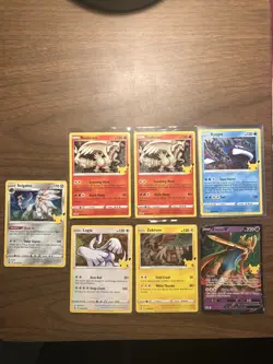Pokemon Celebrations 25th Anniversary Lot Reshiram, Zekrom, Lugia - Image 1