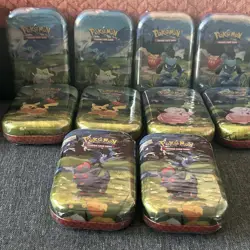 Pokemon TCG Mega Evolutions-Ascended Heros Mini Tin 10 tins, sealed - Image 2
