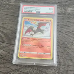 Pokemon Radiant Charizard 020/159 Crown Zenith Radiant Rare Holo PSA 9 - Image 3