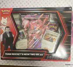 Pokemon TCG Team Rocket's Mewtwo EX Box Promo - Image 1