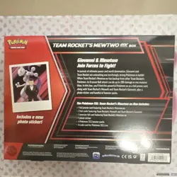Pokemon TCG Team Rocket's Mewtwo EX Box Promo - Image 2