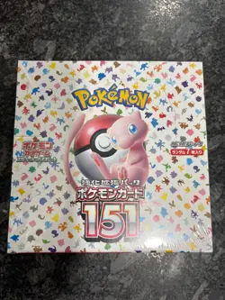 Scarlet & Violet Pokemon 151 Booster Box Japanese sv2a Factory Sealed w/ shrink - Image 1
