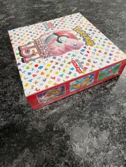 Scarlet & Violet Pokemon 151 Booster Box Japanese sv2a Factory Sealed w/ shrink - Image 3