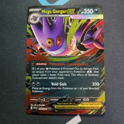 Mega Gengar ex 056/094 Me02: Phantasmal Flames Holo Pokemon TCG - Image 1