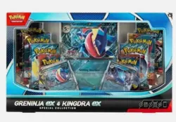 Pokemon Greninja ex & Kingdra ex Special Collection Box Trading Card Game - Image 1