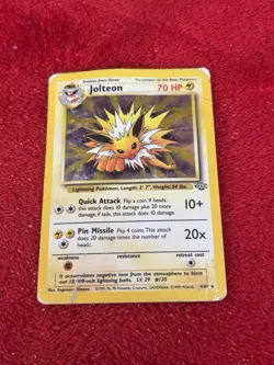 Jolteon 4/64 Jungle Holo Wotc Pokemon Card Hp - Image 1
