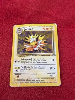 Jolteon 4/64 Jungle Holo Wotc Pokemon Card Hp - Image 5
