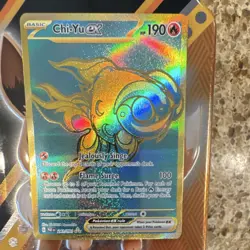 Pokemon TCG Chi-Yu ex 241/091 SV Paldean Fates Holo 190 HP English - Image 1