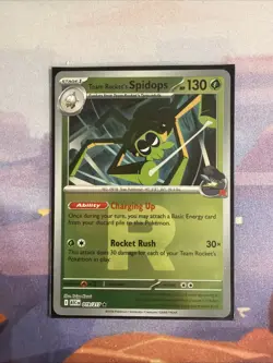 Team Rocket's Spidops 019/217 Rocket Reverse Holo Rare Ascended Heroes NM - Image 1