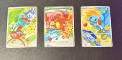 Pokemon TCG First Partner Illustration Collection Series 1 Kanto GEN 1 Starters - Image 1