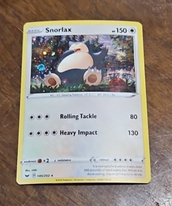 Snorlax #140/202 Cosmos Holo Rare 2020 Pokemon Sword & Shield - Image 1