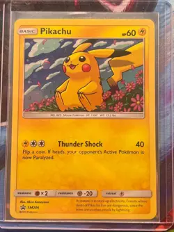 Pokemon Pikachu Promo Sun & Moon Promo SM206 2019 English NM - Image 1