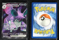Team Rocket's Nidoking ex Ultra Rare Pokemon Destined Rivals (DRI) #216 - Image 3