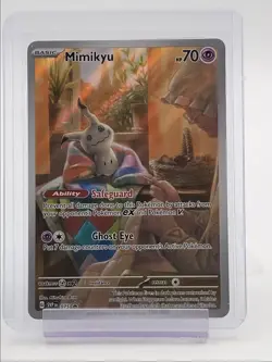 MIMIKYU 2024 POKEMON SCARLET & VIOLET BLACK STAR PROMO #075 Q2283 - Image 1