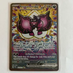 Pokemon TCG Pecharunt EX Special Illustration Rare 163/131 Prismatic Evo - Image 1