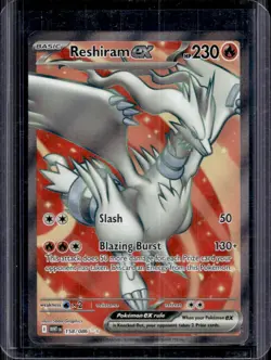 2025 Pokemon White Flare Reshiram ex Ultra Rare #158/086 - Image 1