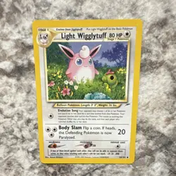 Wizards of WOC Pokemon TCG Destiny Light Wigglytuff 54/105 Rare - Image 1