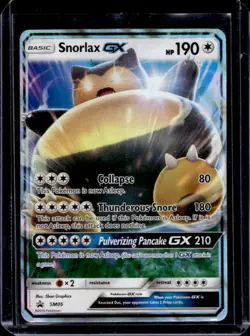 2016-19 Pokemon SM Black Star Promos Snorlax #SM05 - Image 1