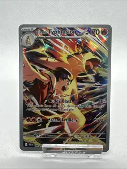 Pokemon TCG Ethan’s Typhlosion 190/182 Full Art Destined Rivals Mint Typhlosion - Image 2