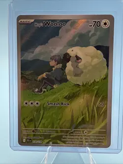 Pokemon TCG Hop's Wooloo 170/159 Journey Together Near Mint Condition - Image 1
