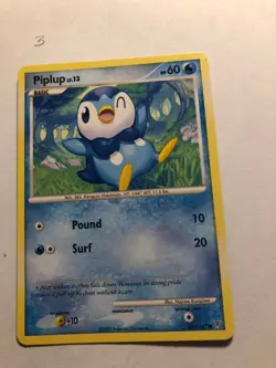 PIPLUP 121/147 COMMON SUPREME VICTORS POKEMON NEAR MINT - Image 1