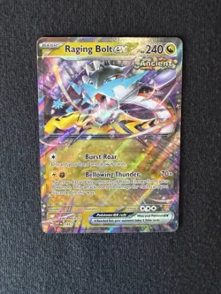Pokemon Raging Bolt ex Promo Holo 145 Sv: Scarlet & Violet 240 HP Basic Ancient - Image 1