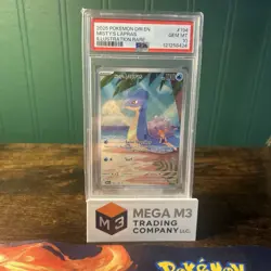 Pokemon Destined Rivals: Misty's Lapras Illustration Rare PSA 10, 194/182 - Image 1