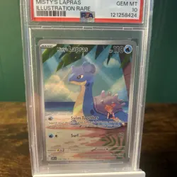 Pokemon Destined Rivals: Misty's Lapras Illustration Rare PSA 10, 194/182 - Image 2