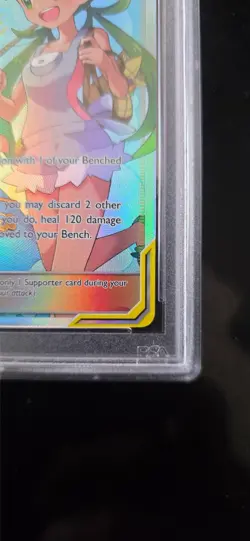 Mallow and Lana Full Art Pokemon Cosmic Eclipse Tag Team 231/236 PSA 10 - Image 5