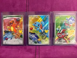 Pokemon TCG First Partner Illustration Collection Series 1 Kanto GEN 1 Starters - Image 1