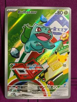 Pokemon TCG First Partner Illustration Collection Series 1 Kanto GEN 1 Starters - Image 5