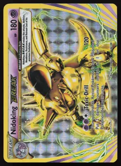 Nidoking BREAK 46/108 BREAK Rare Evolutions Pokemon LP - Image 1