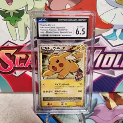 CGC 6.5 Pikachu M LV. X 043/DPt-P Movie Promo - Pokemon TCG - SHIPS FAST - Image 1