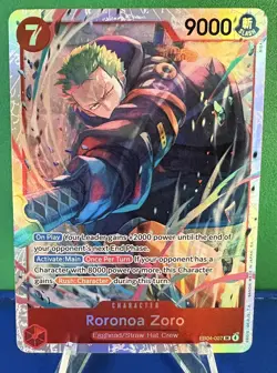 Roronoa Zoro SR - (EB04-007) - One Piece Adventure on Kami’s Island - Near Mint - Image 1