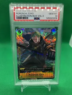 Roronoa Zoro (Illustration Box Vol.3) OP07-113 One Piece Promotion Cards Foil - Image 1