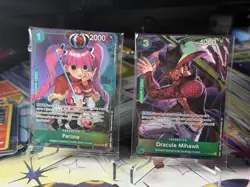 Perona OP09-034 Dracule Mihawk ST12-003 ALT ART One Piece SEALED PROMO NM - Image 1