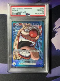 Buggy OP09-042 Emperors In The New World One Piece PSA 10 - Image 1