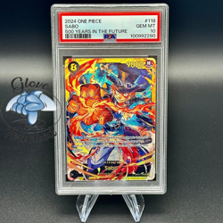 2024 One Piece 500 Years in the Future Sabo SECRET RARE PSA 10 GEM #118 FULL ART - Image 1