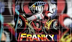 Anime One Piece SUPER FRANKY Zones Playmat Mat Game - Image 1