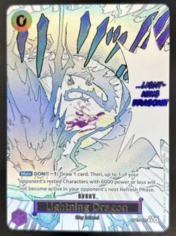 One Piece | Lightning Dragon | OP15-077 | Alt Art Event (R) | NM - Image 2