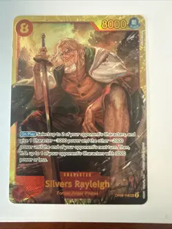 Silvers Rayleigh OP08-118 Secret Rare Foil Two Legends One Piece CCG - Image 1