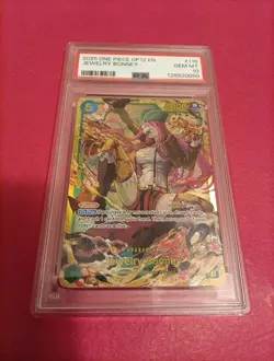 PSA 10 GEM MINT One Piece Legacy of the Master Jewelry Bonney OP12-118 SEC - Image 1