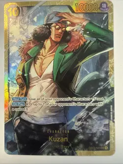 Kuzan OP02-121 SEC - One Piece TCG - English NM Near-Mint Secret Rare Foil - Image 1