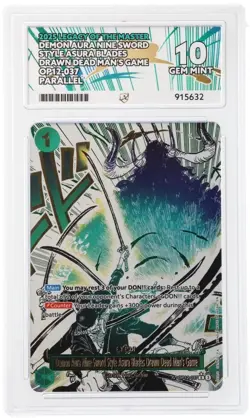 ACE 10 Legacy of the Master Demon Aura Nine Sword Style One Piece OP12 037 - Image 1