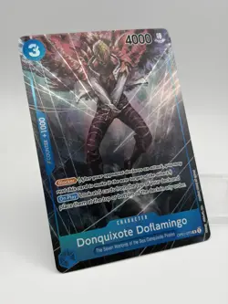 One Piece Donquixote Doflamingo OP01-073 R Alt Art - Romance Dawn NM ENGLISH - Image 2