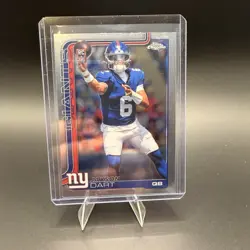 Jaxson Dart 2025 Topps Chrome Base Rookie Card #306 - Giants - Image 1