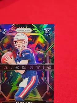 Drake Maye 2024 Prizmatic SILVER PRIZM Rookie Rc Card New England Patriots - Image 5